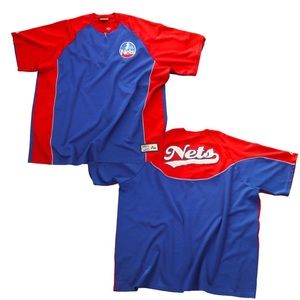 New Jersey Nets Vintage 90s Basketball Shirt size 2XL (Brooklyn Nets NBA)
